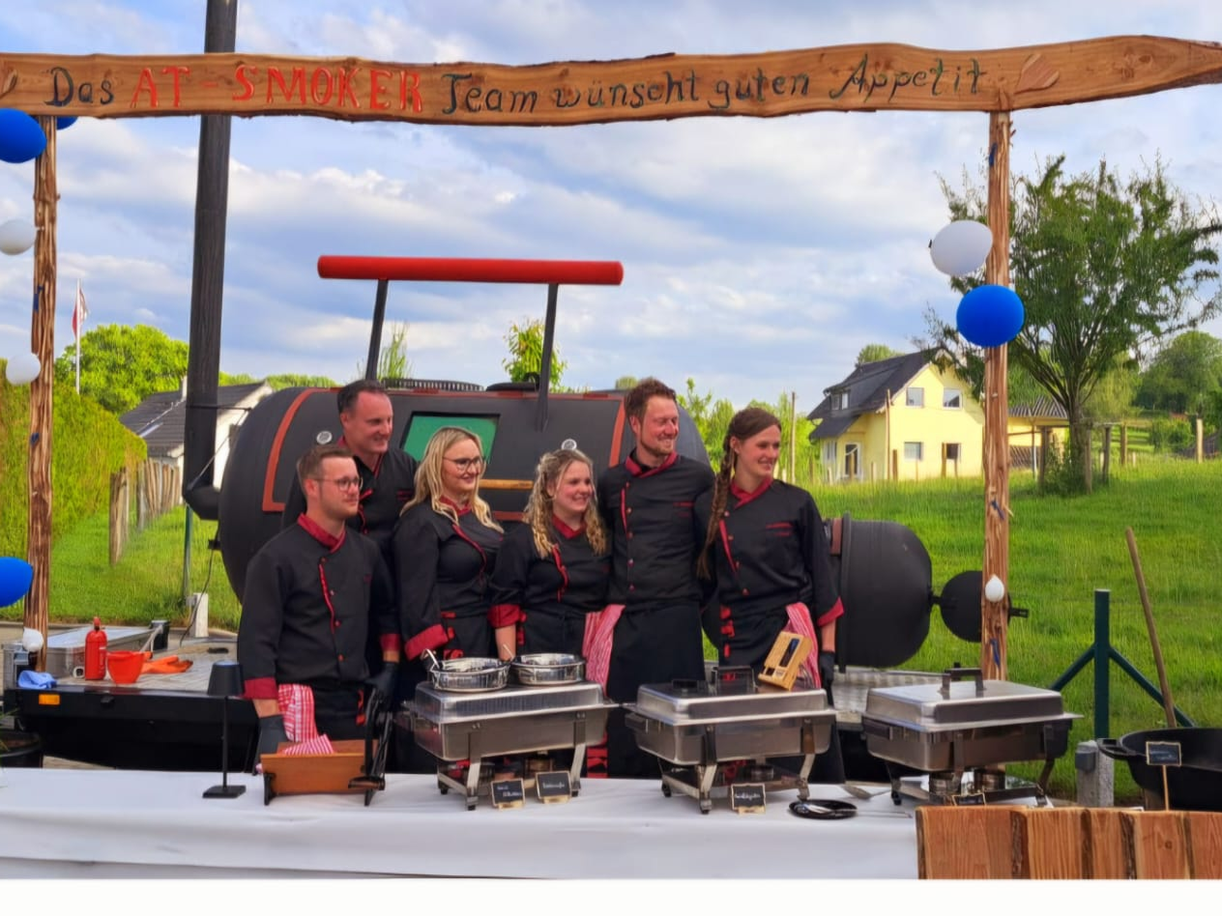 Catering-Team im Einsatz