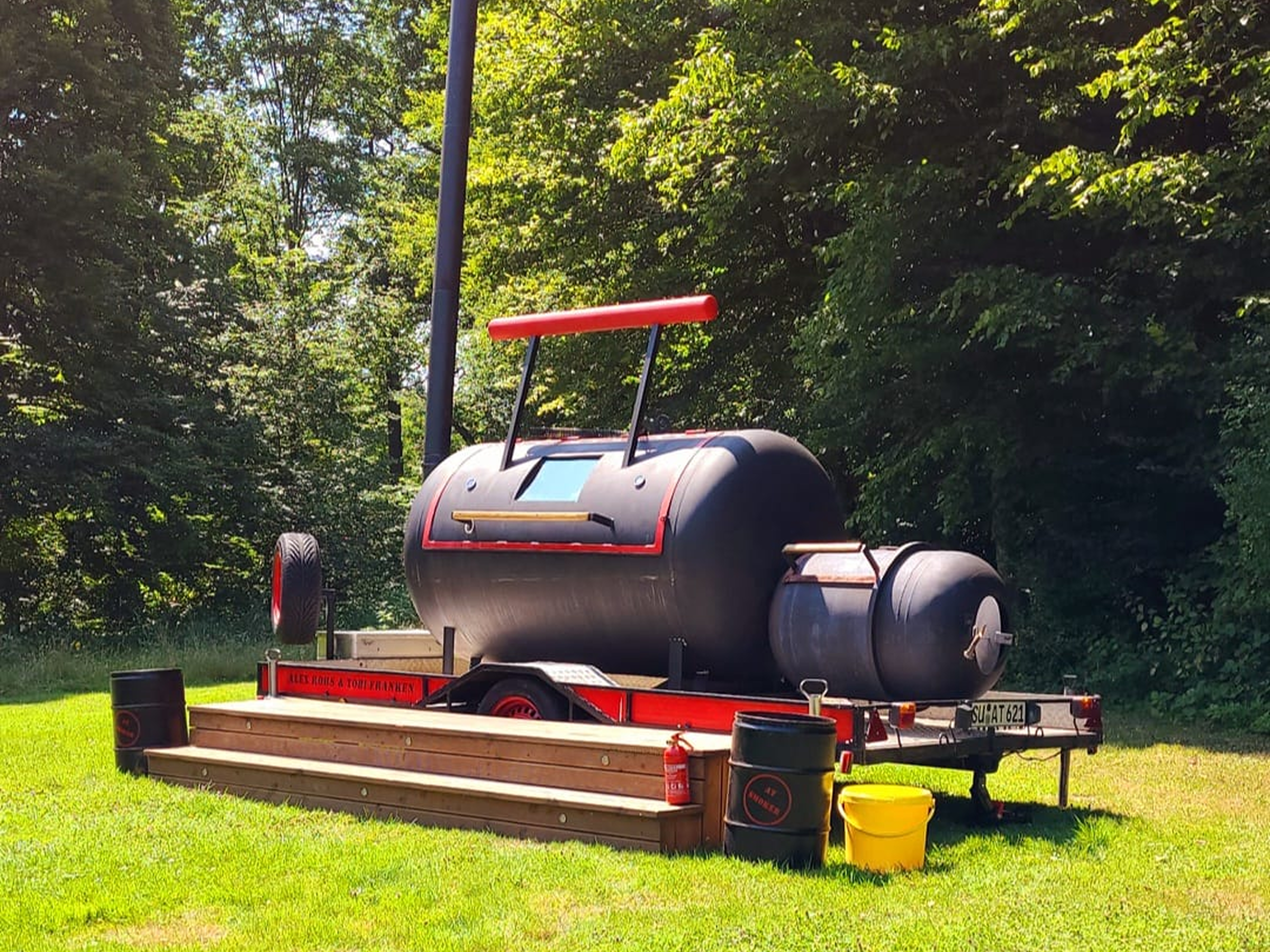 Mobiler BBQ Smoker