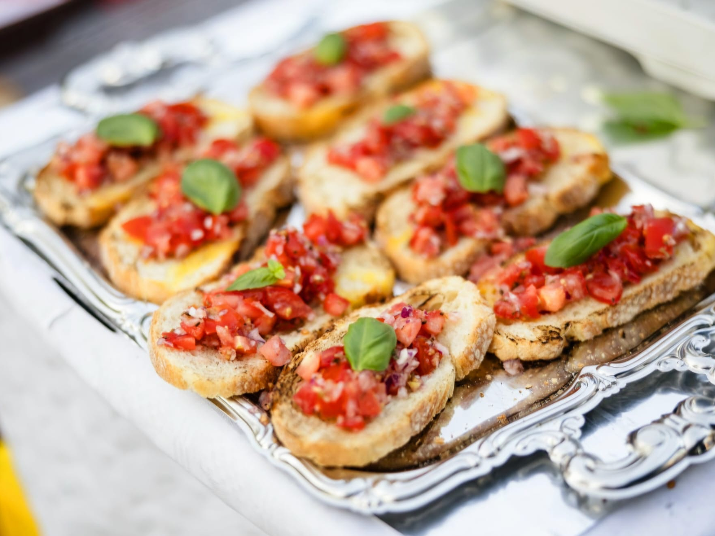 Bruschetta Tomaten Basilikum